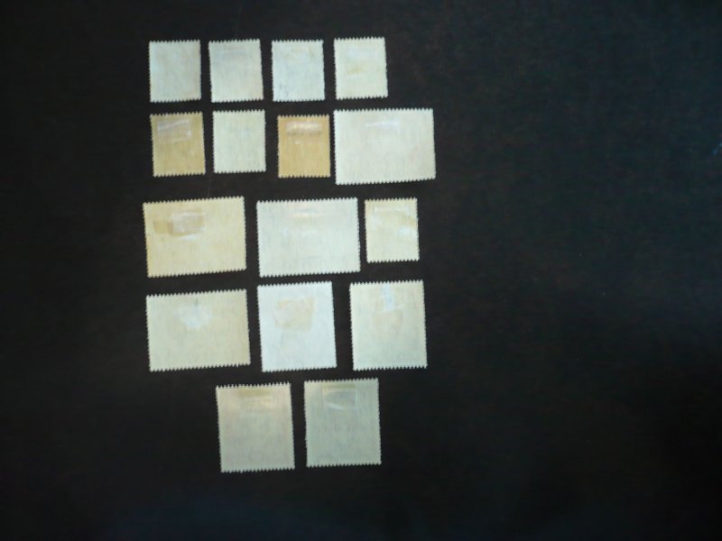 Stamps - Burma - Scott# 35-50 - Mint Hinged Set of 16 Stamps