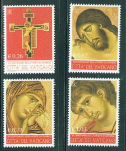 VATICAN Scott 1228-1231 MNH** 2002 Cimabue Art set