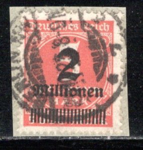 Germany Reich Scott # 272, used, variation color, opp, experts h/s, Mi # 312Ab