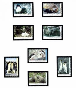 Australia Antarctic Terr L83-89 MNH 1992-93 Anarctic Wildlife