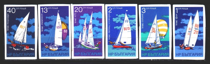 Bulgaria. 1973. 2294-99. Sailing. MVLH.