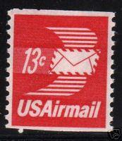 #C83 Winged Envelope Coil - MNH