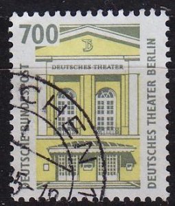 GERMANY BUND [1993] MiNr 1691 ( O/used ) Sehenswürdigkeiten