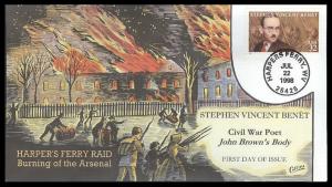#3221 Stephen Vincent Benet Collins FDC