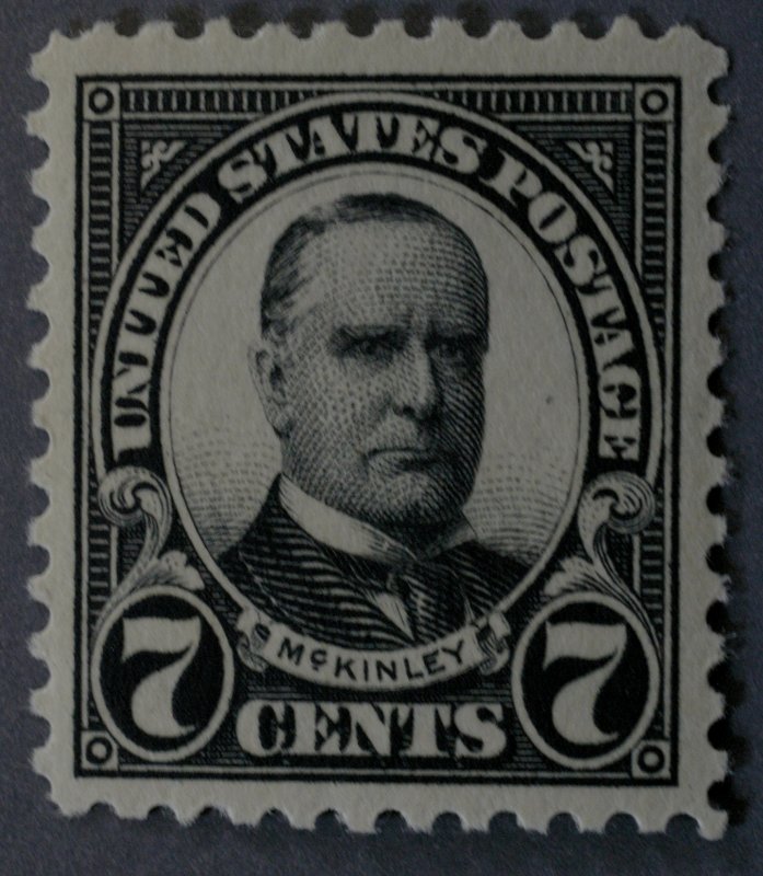 United States #559 7 Cent McKinley OG