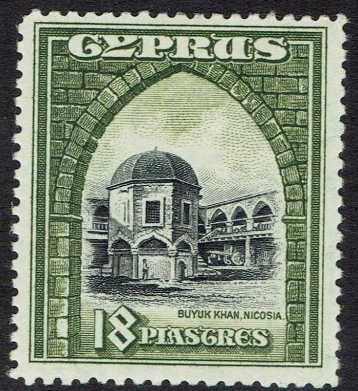 CYPRUS 1934 BUYUK KHAN 18PI