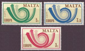 1973 Malta 472-474 Europa Cept