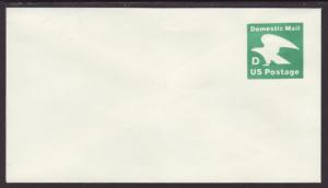 US U607 D Eagle Postal Envelope Unused VF