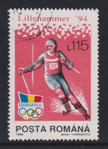 Romania #3888  cancelled 1994 winter Olympics Lillehammer 115 l