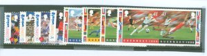 Guernsey #560-563/566-569 Mint (NH)  (Soccer)