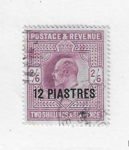 GB Offices in Turkey  Sc #3   12p on 2sh6p used VF