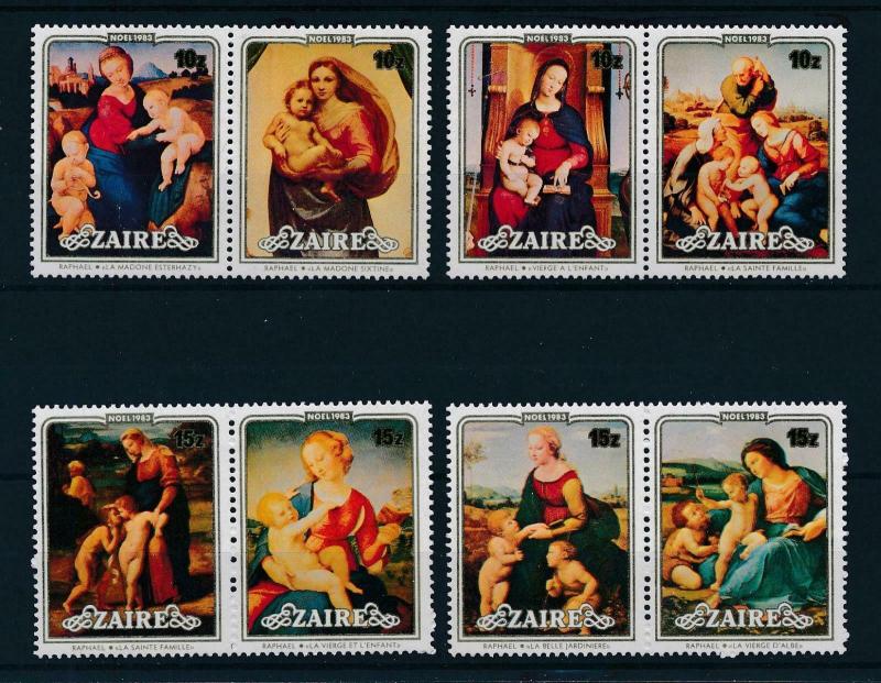 [98458] Zaire 1983 Christmas Weihnachten Noël Navidad Madonna with Child  MNH