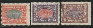 NORTH INGERMANLAND 12-14, MINT HINGED, INC/SET, 3 OF 7 STAMPS, 1920