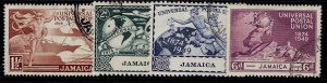 JAMAICA GVI SG145-148, 1949 ANNIVERSARY of UPU set, FINE USED. Cat £13.