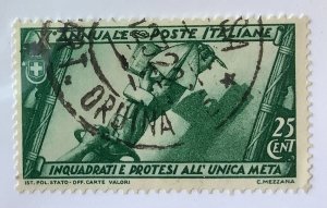 Italy 1932 Scott 294 used - 25c, Fascist March on Rome 10th Anniv