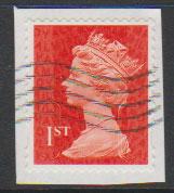 GB QE II Machin SG U2968a - 1st vermillion  - date code M14L - Source  B 