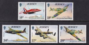 Jersey 544-548 Airplanes MNH VF