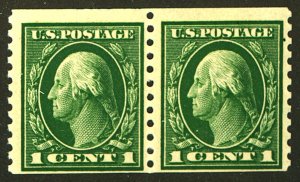 U.S. #443 MINT PAIR OG LH