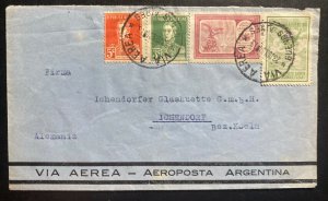 1934 Buenos Aires Argentina Commercial Airmail Cover To Ichendorf Germany