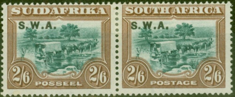 South West Africa 1927 2s6d Green & Brown SG65 Fine Mtd Mint