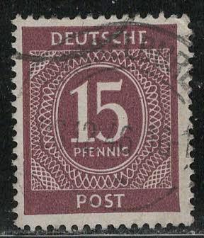 Germany AM Post Scott # 540, used