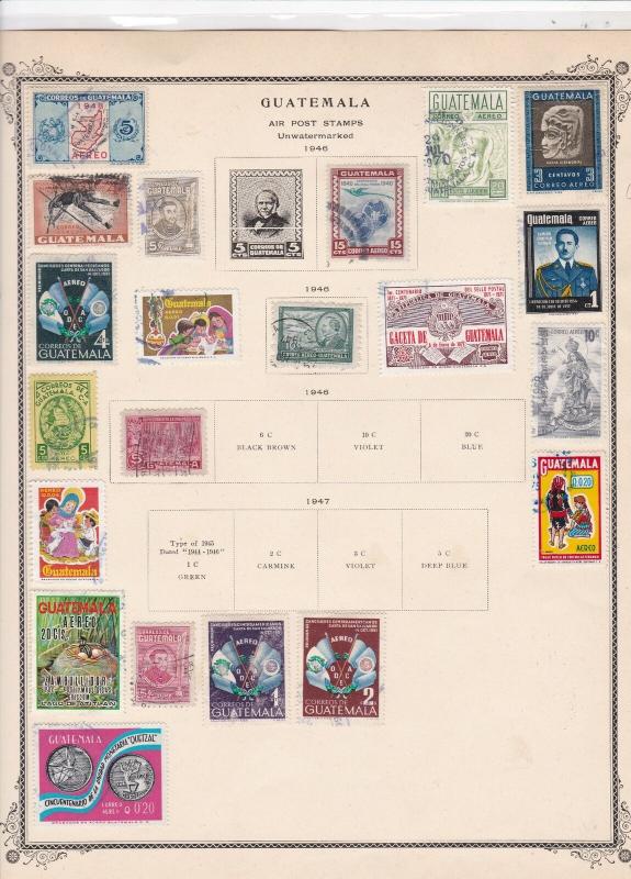 guatemala stamps page ref 17208