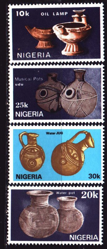 Nigeria. 1990. 547-50. Nigerian pottery. MNH.