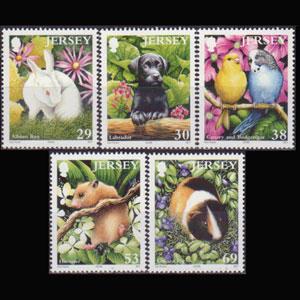 JERSEY 2003 - Scott# 1093-7 Pets Set of 5 NH