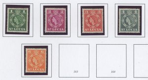 St. Lucia #157-162 Mint (NH) Single