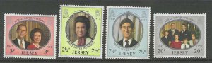 Jersey MNH sc# 73-6 Silver Wedding