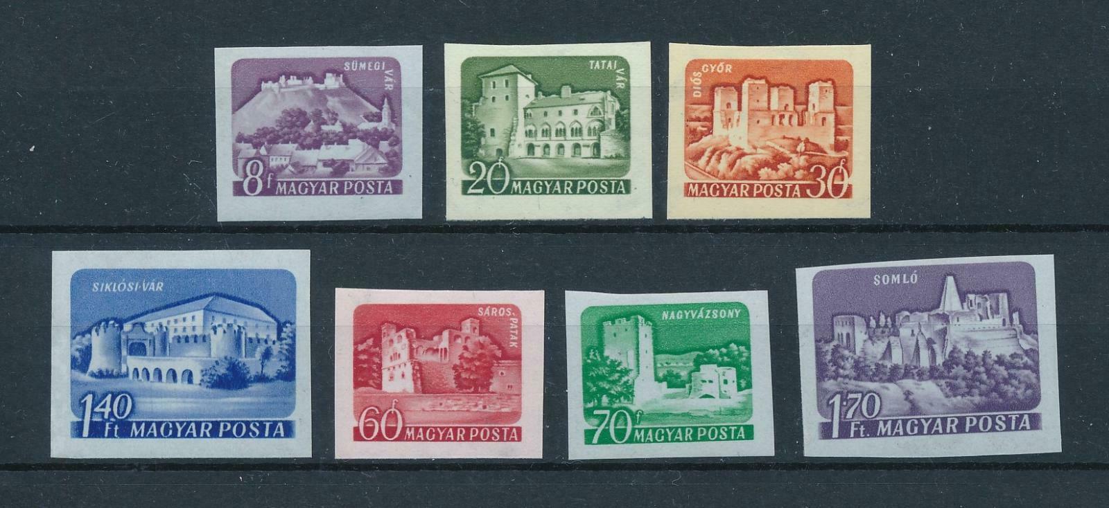 [108168] Hungary 1960 Castles buildings Imperf. set MNH | Europe ...