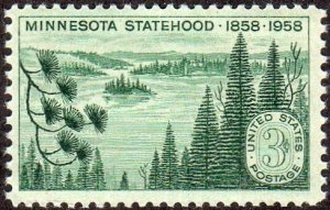 United States 1106 - Mint-NH - 3c Minnesota Statehood (1958)