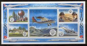 Lesotho 1983 Aviation bi-centenary, perf. sheet, MNH    S.278