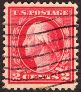 1917, US 2c, Washington, Used, Well-Centered, Sc 499