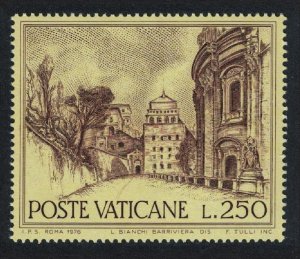 Vatican Borgia Tower Sistine Chapel 250L 1976 MNH SG#669
