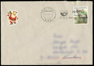 Czech Republic 1998 Red Deer Stamp on Cover (238)