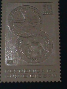 GUINEA BISSAU -RARE LARGE GOLD STAMP  MNH- VERY FINE- HARD TO FIND LAST ONE