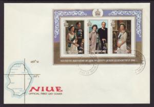 Niue 513 Queen Elizabeth II U/A FDC