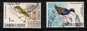 SAMOA Scott # 265, 270 Used - Birds