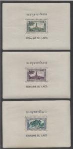Laos 1952 Complete Booklet 26 Souvenir Sheets Sc#1-17,C2-4,J1-6 MNH Luxe