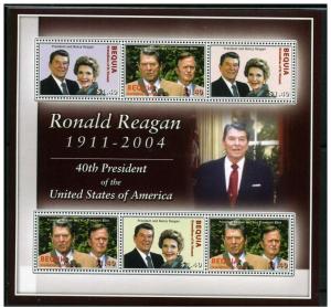  GRENADINES ST.VINCENT SHEET MNH REAGAN PRESIDENT