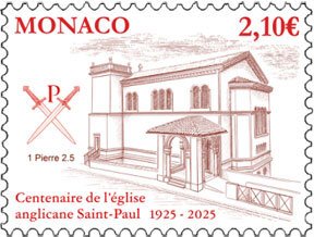 Scott #2025 Saint Paul’s Church MNH