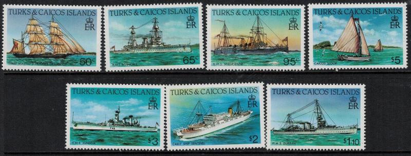 Turks and Caicos 1983 SC 578-592 MNH Ships SCV $67.50 Set