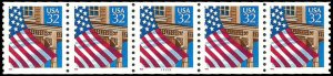 PCBstamps  US #2913 CPS5 $1.60(5x32c)Flag over Porch, (77767), MNH, (1)