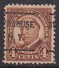 United States (1930) Sc 685 (1) used, precancel Syracuse NY