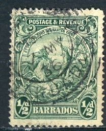 Barbados; 1932: Sc. # 166; Used Perf. 14 Single Stamp