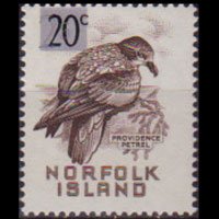 NORFOLK IS. 1966 - Scott# 78 Petrel 20c NH