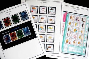 COLOR PRINTED NEW ZEALAND 2016-2020 STAMP ALBUM PAGES (103 illustrated pages)