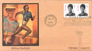 #3422 Wilma Rudolph Fleetwood FDC
