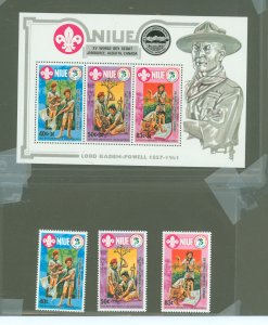 Niue #376-379  Single (Complete Set)